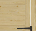 90cm W X 180cm H Wooden Garden Gate With Door Latch