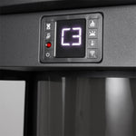 Freestanding Electric Fireplace Heater With Remote & Touch Screen – 8 Led Flame Colors, 2 Heat Settings (900w/1800w)