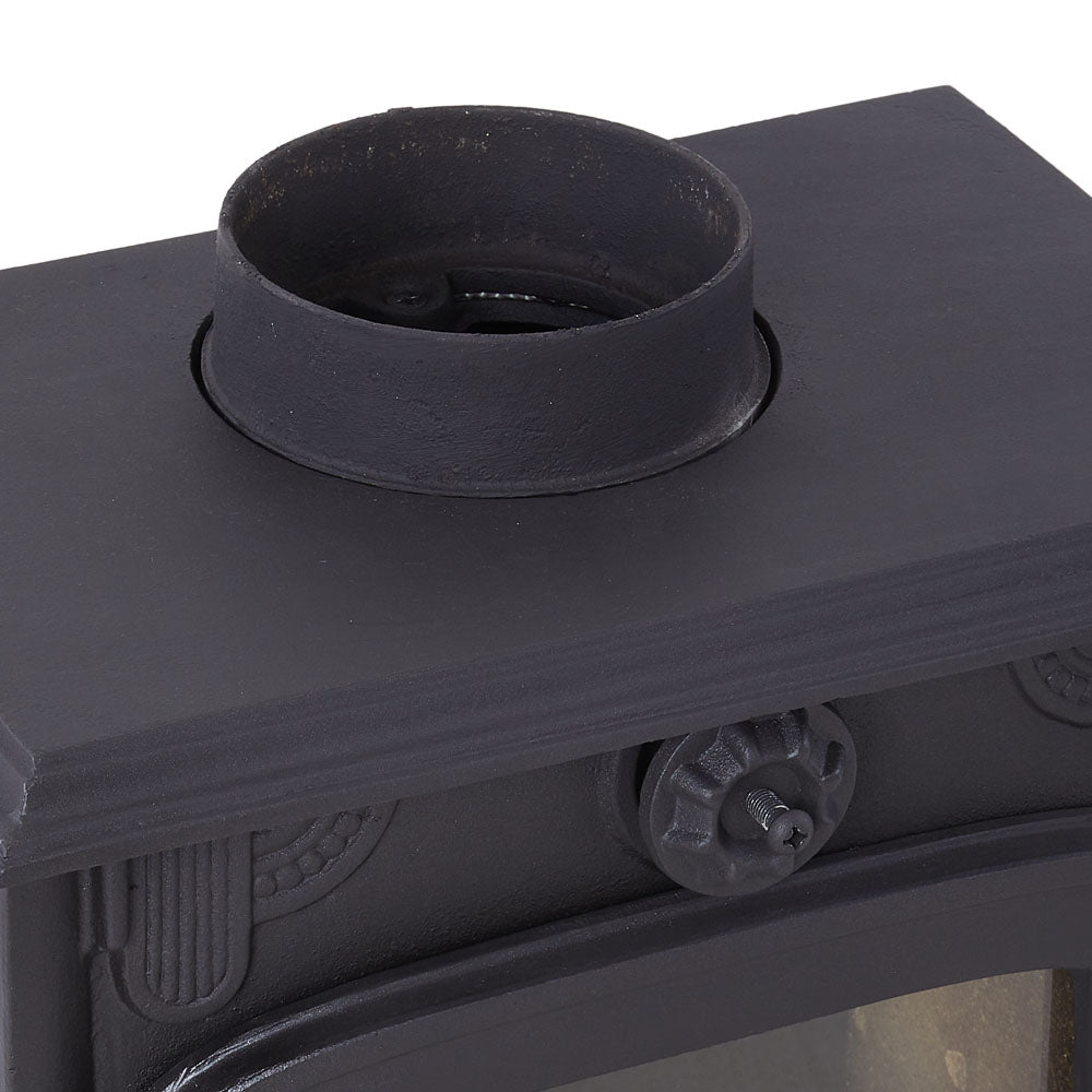 Freestanding Cast Iron Wood Burning Stove Fireplace Heater