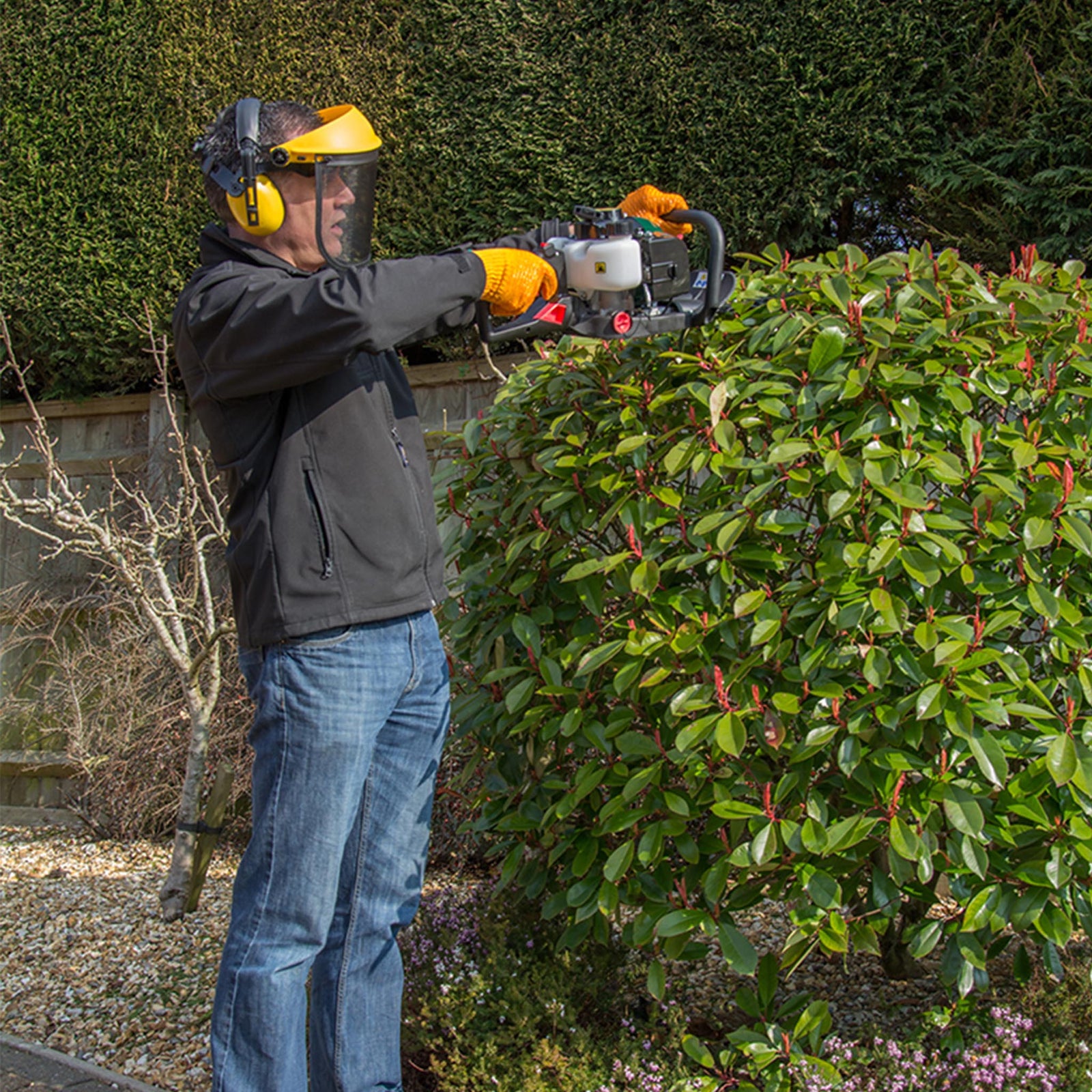 26cc 58cm Petrol Double-sided Hedge Trimmer