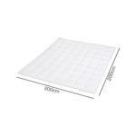 Duvet Goose Down Quilt 12tog 100% Cotton Cover Washable | Double | White