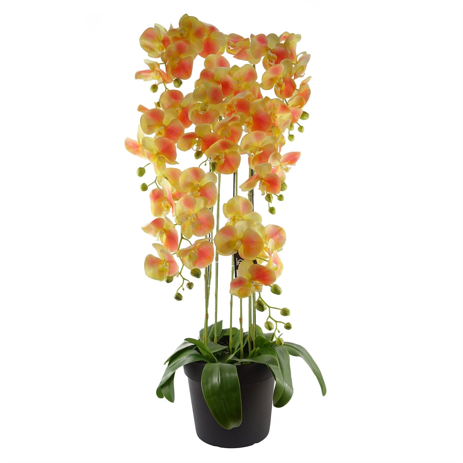 110cm Artificial Yellow Orchid Plant Artifcial Real Touch Flowers