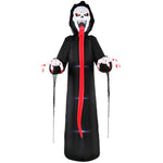 Outsunny 10 Ft Halloween Inflatable Skeleton With Built-in Led Lights