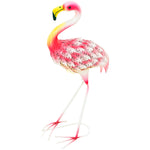 Pink Flamingo Metal Garden Statue