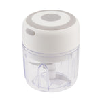 Electric Wireless Kitchen Garlic Chopper | White