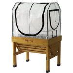 Small Classic Greenhouse Frame & Multi-cover Set | White