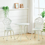 3pcs Outdoor Garden Patio Furniture Conversation Set Cast Aluminium