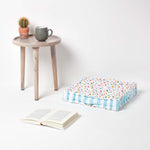 Cotton Stars Floor Cushion | 40cm x 40cm | Multi Colour