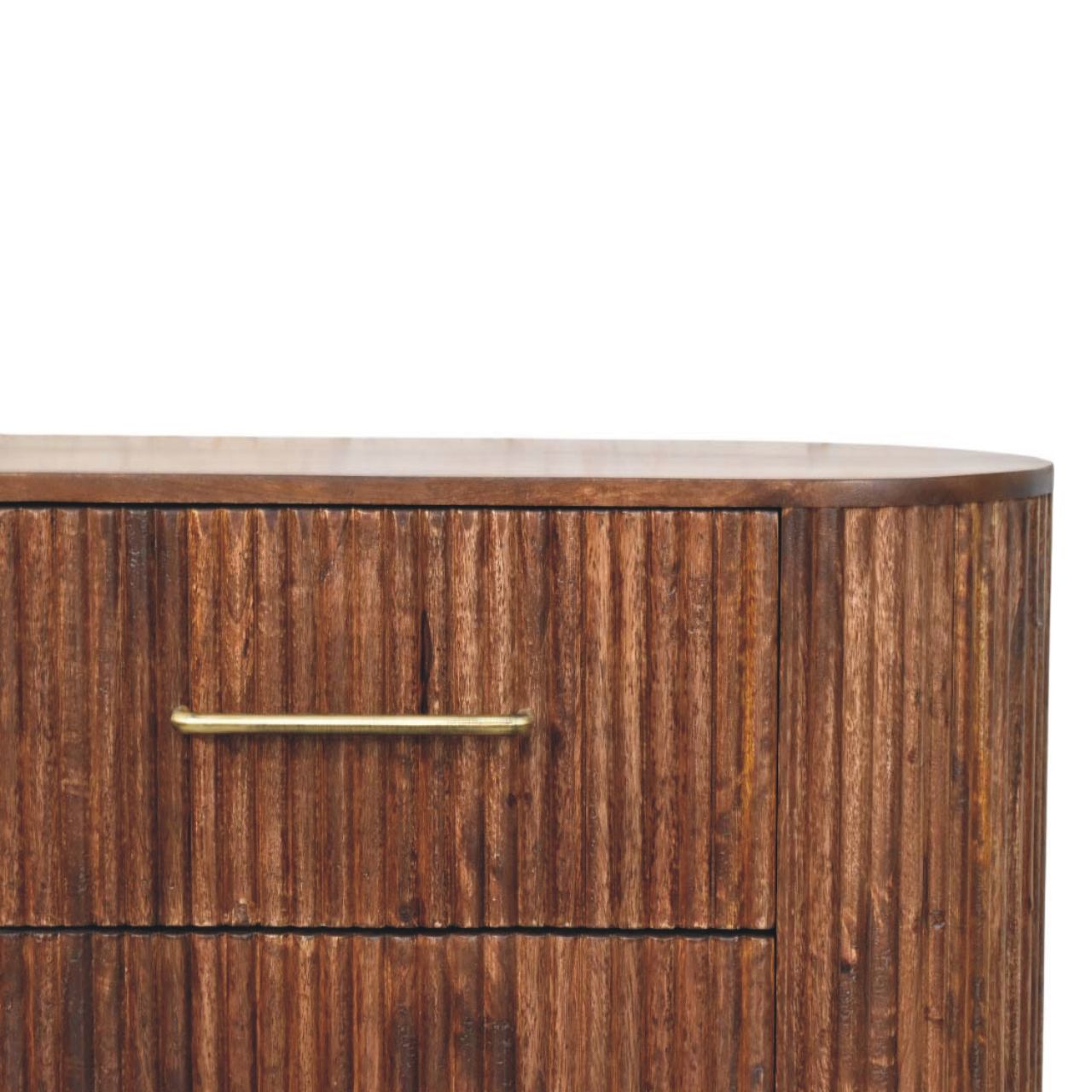 Ridgefront Chest - Roasted Almond, 6 Drawers, Brown
