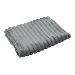 Cozy Striped Throw Blanket Soft Double-sided Use, Warm, Fade-resistant & Easy To Clean | Extra Large | Grey