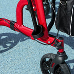 Lightweight Walking Frame With Seat And Backrest | Red