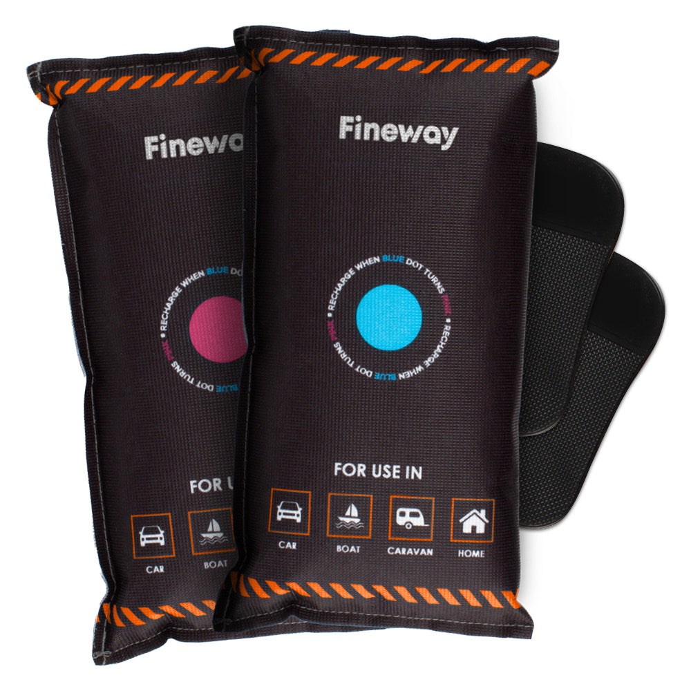 Fineway Set Of 2 Reusable Dehumidifier Bags With Moisture Indicator