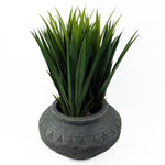 X 40cm Large Grey Gliese Triangle Planter 21cm