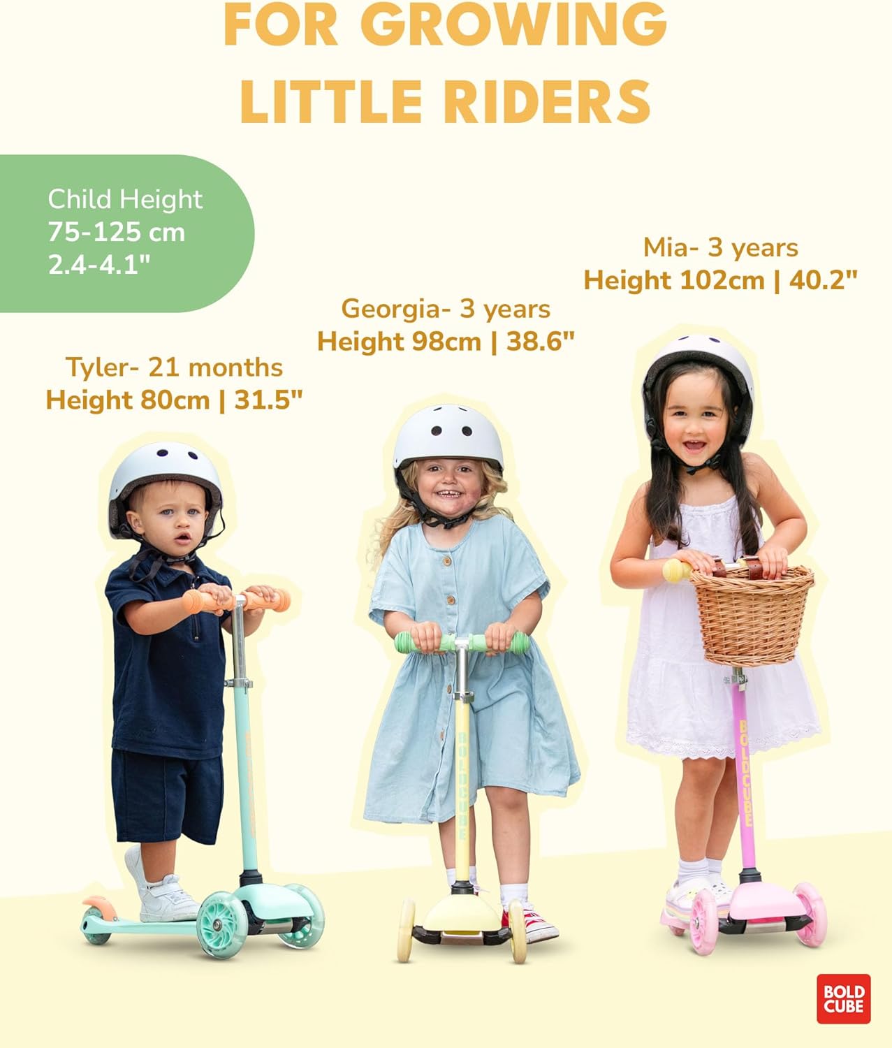 Teeny 3 Wheel Scooter | Lemon