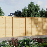 Spruce Wood Fence Panel 180cm W X 90/120/150cm H, Weather-resistant Treated Wood With Eco-friendly Water-based Finish | Medium