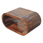 Amaya Solid Wood Coffee Table In Chocolate Brown Finish