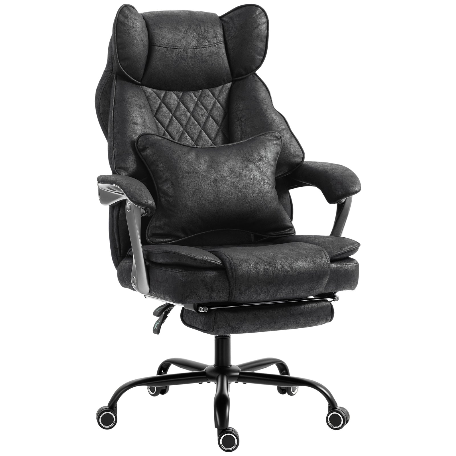 Big And Tall Office Chair With Lumbar Support | Black