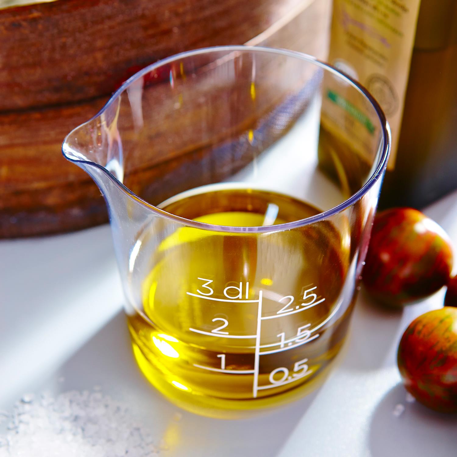 Clear Transparent Max Measure Cup With An Easy-to-pour Spout, 0.3l
