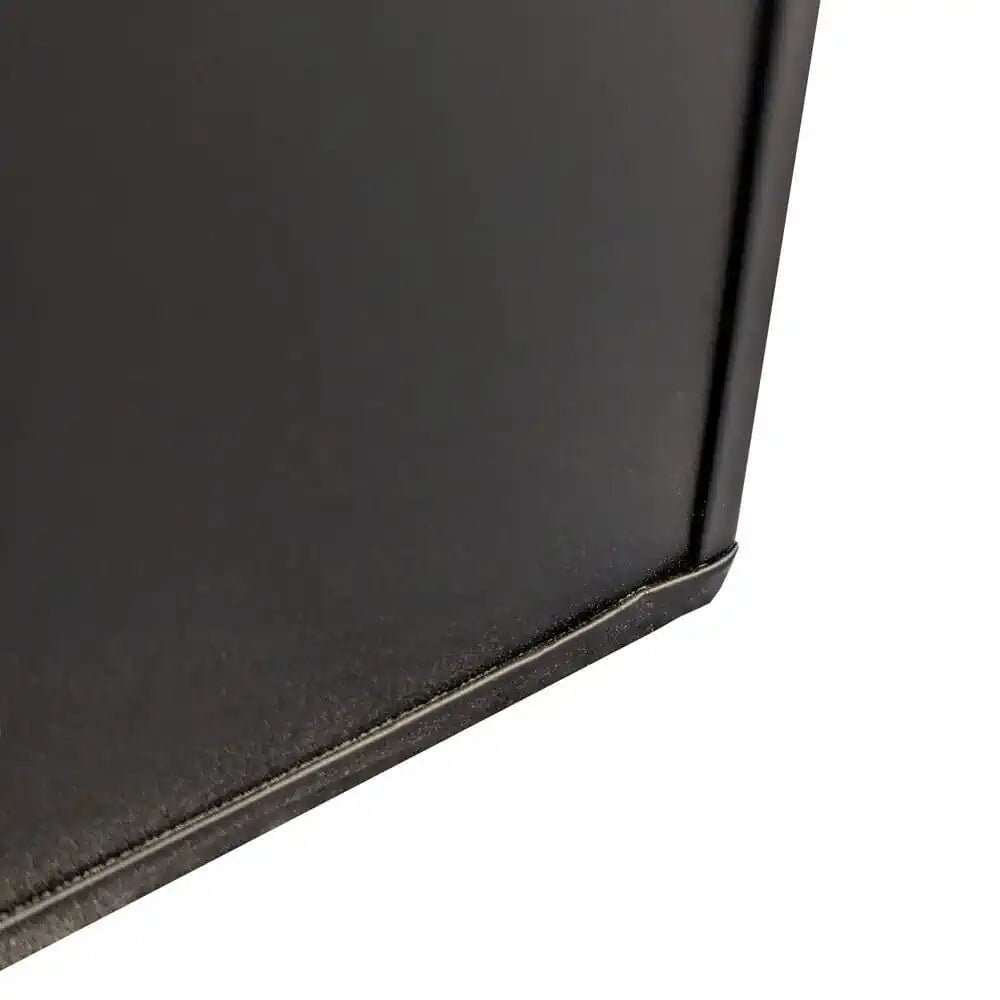 Zinc Galvanised Tall Square Planter | 25cm x 25cm x 50cm | Matte Black