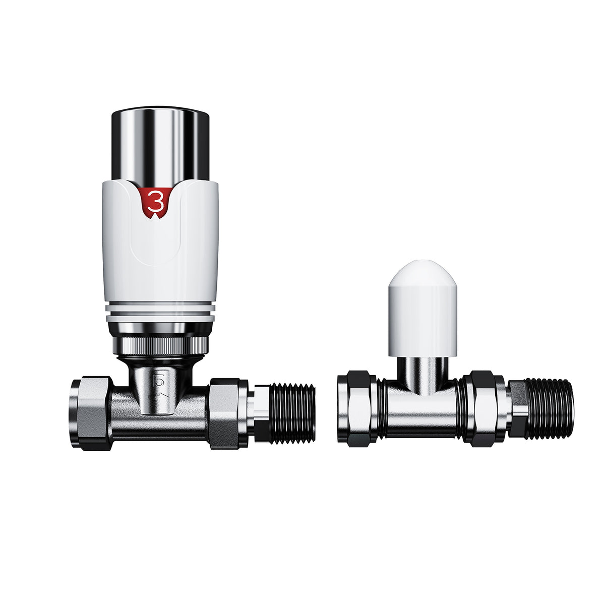 Bath Plus TB+ Thermostatic  Radiator Valve Set