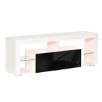 140cm High Gloss Tv Stand With Led Storage