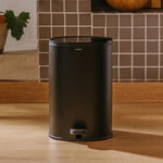 Bathroom Bin 5l, Pedal, Soft-close, Bucket, Essentials Collection | Sand