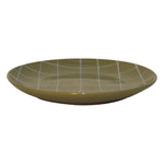 Dahlia Plate Set, Ceramic, Olive Green