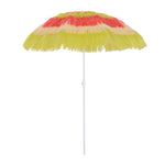 1.6m Hawaii Beach Sun Umbrella - Folding Parasol | Multi Colour