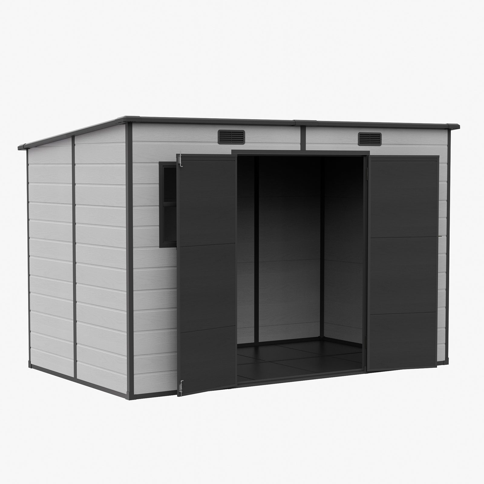 Breeins 10 X 6ft Outdoor Garden Pent Roof Tool Storage Shed