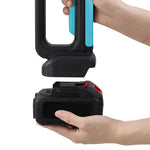 21v Cordless Handheld Pressure Washer With 2 Batteries, 5m Hose, 6-in-1 Nozzle & Foam Cannon, Portable Car And Garden Cleaner | Black & Blue