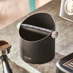 Steel Espresso Knock Box - Coffee Grounds Bin | Black