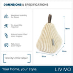 Livivo Weighted Door Stopper – Pear