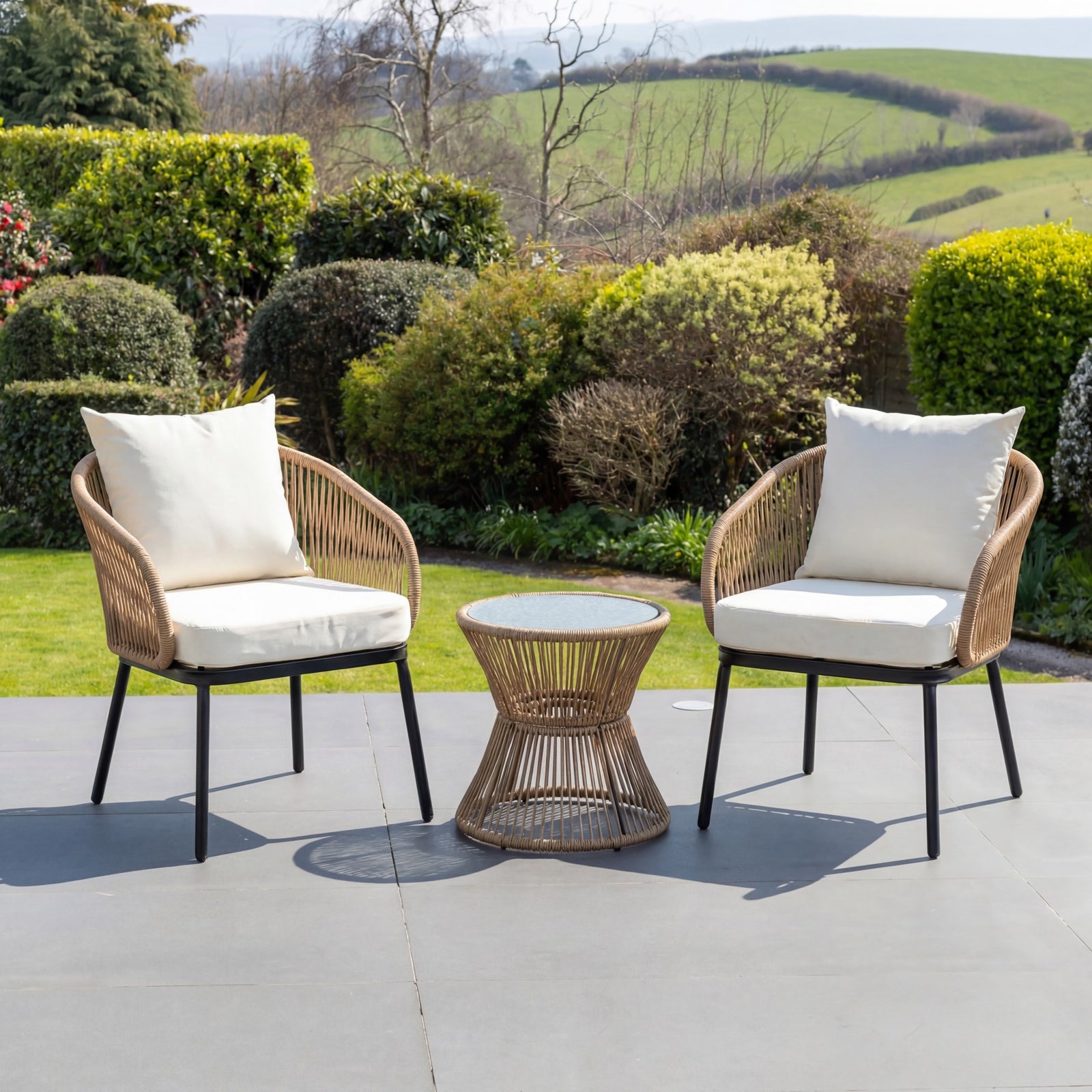 Florent Patio Bistro Set | Natural
