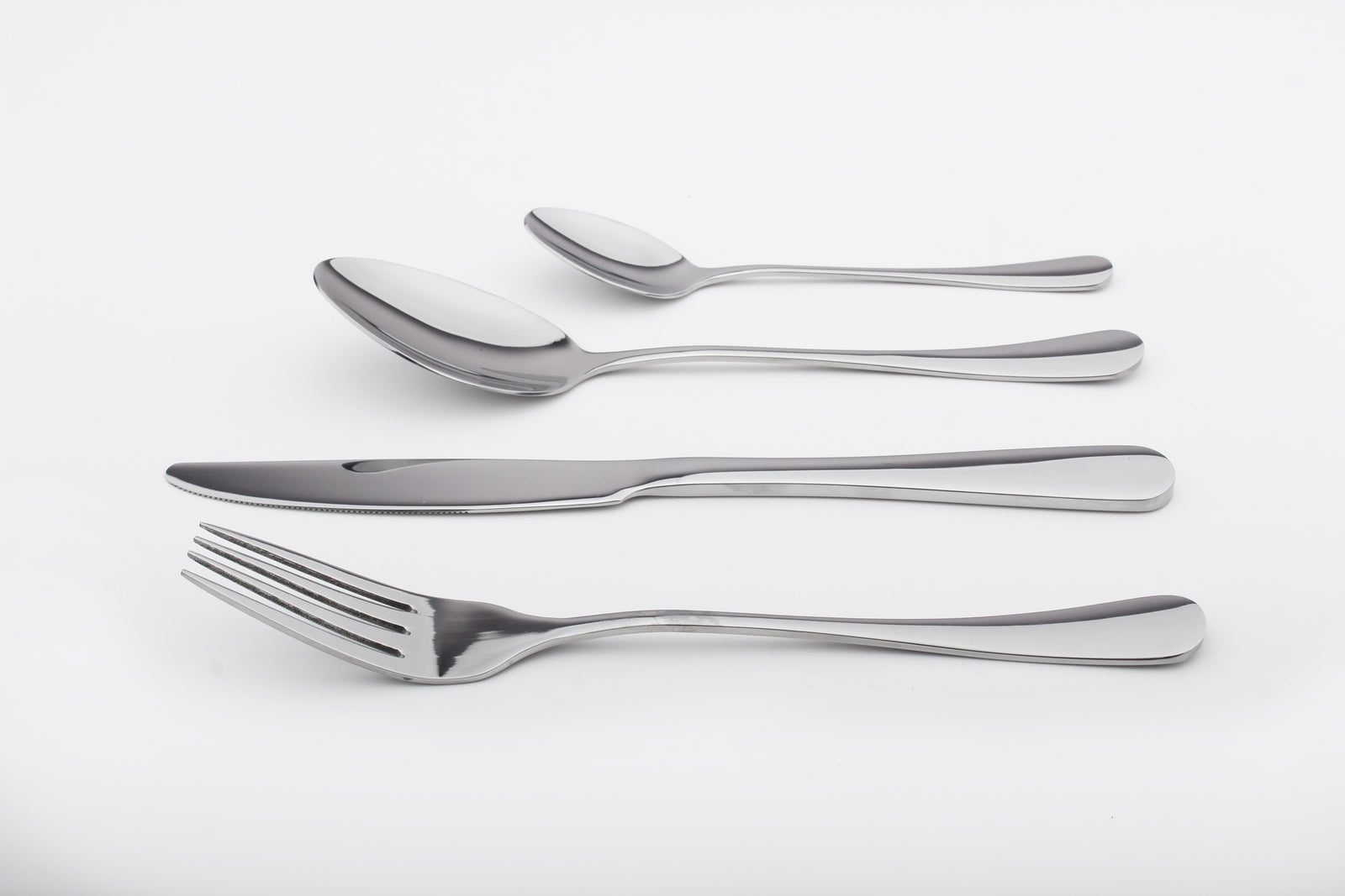 Cutlery Sets Stainless Steel Spoon Fork Simple 24 Piece Set