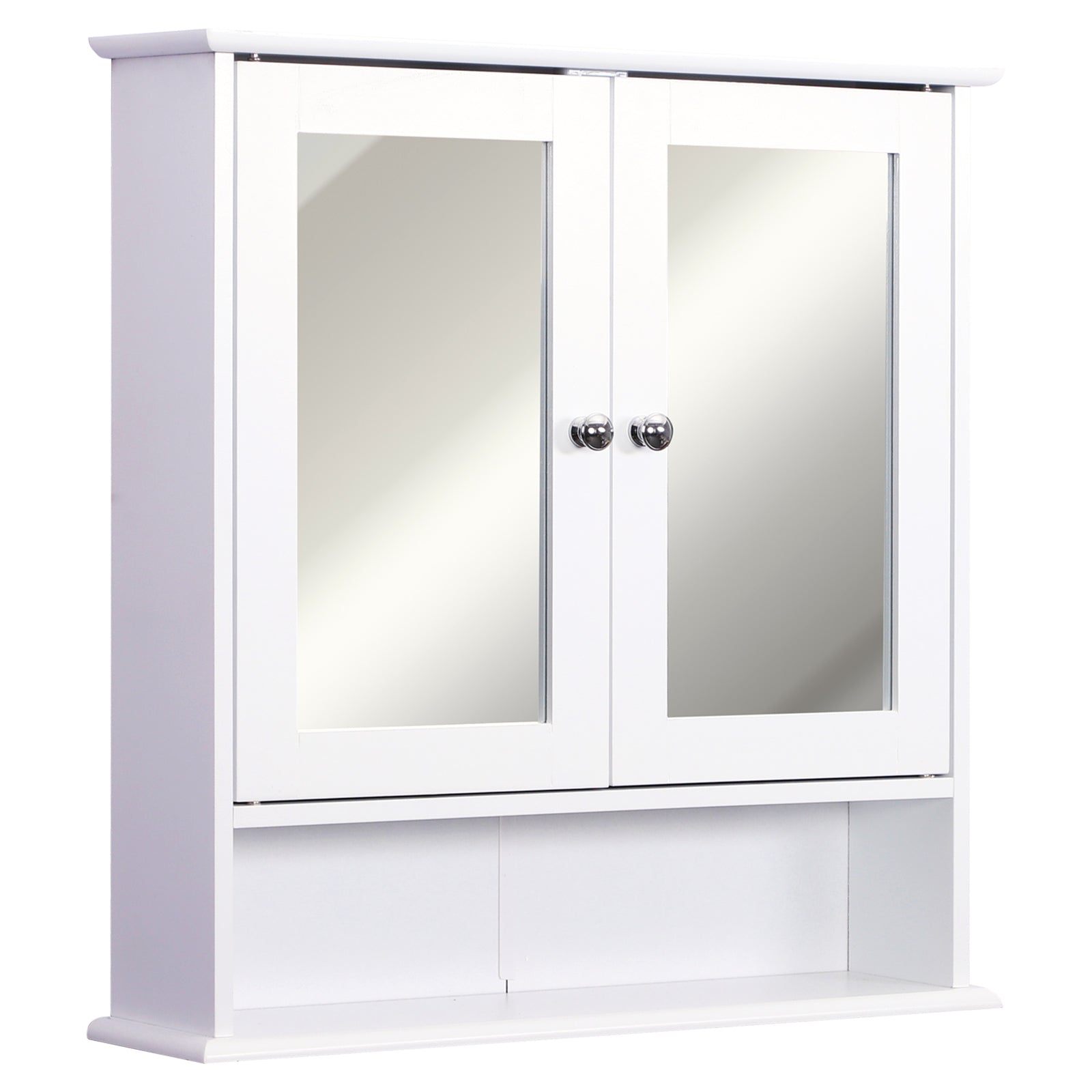 Wall-mounted Cabinet Mirror Door Bathroom Organiser