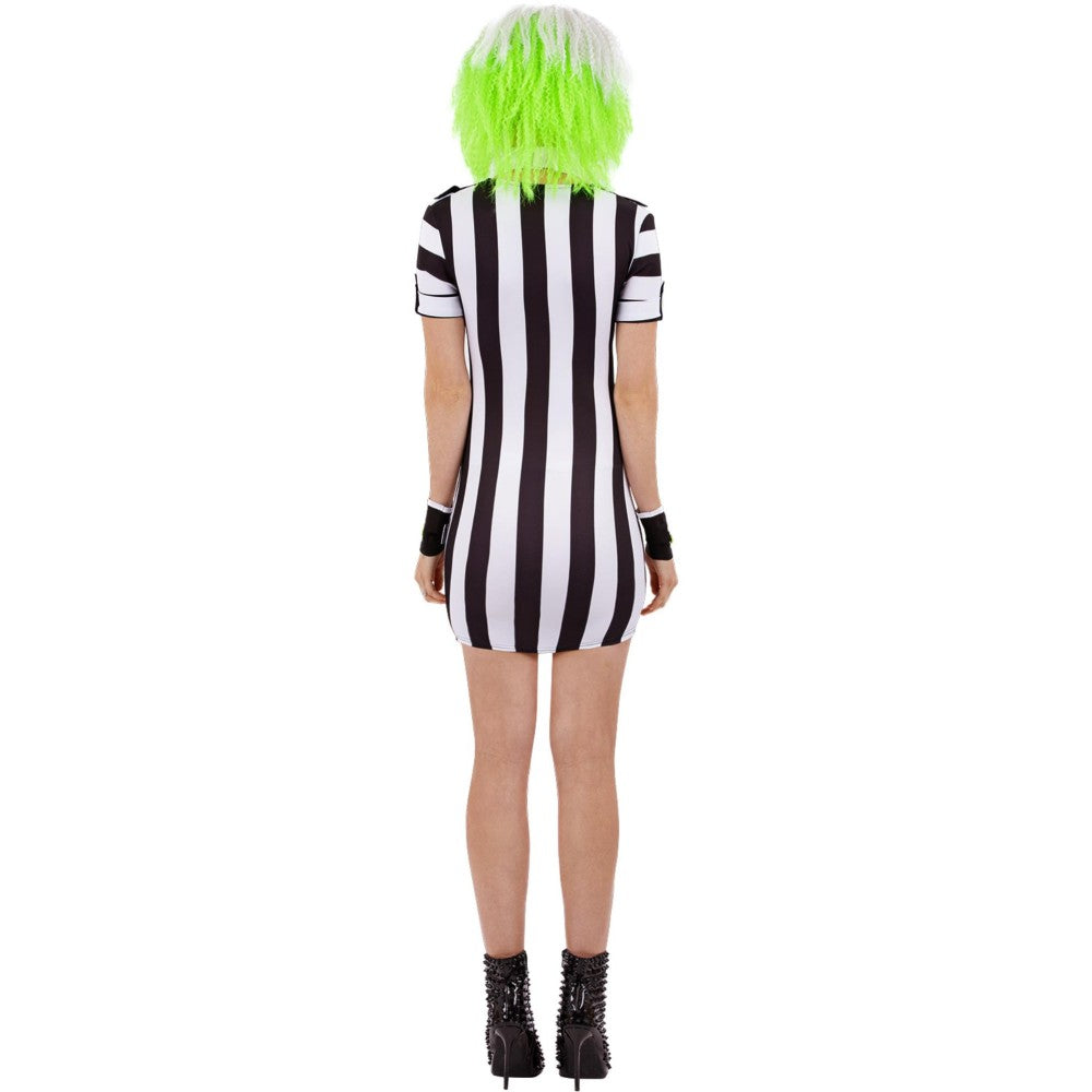 Beetlejuice Womens Shirt Dress Costume | Plus X1