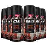 Fine Fragrance Collection Copper Santal Deodorant Body Spray 150ml, 6 Pack