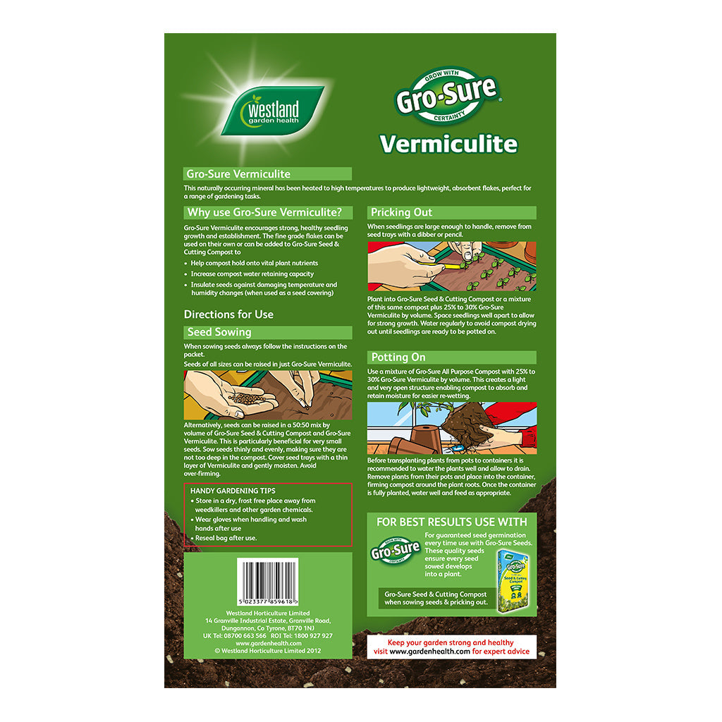 Vermiculite 2-5mm Lightweight Garden Conditioner | Set of 2