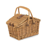 Wicker Light Steamed Swing Handle Hamper Picnic Basket