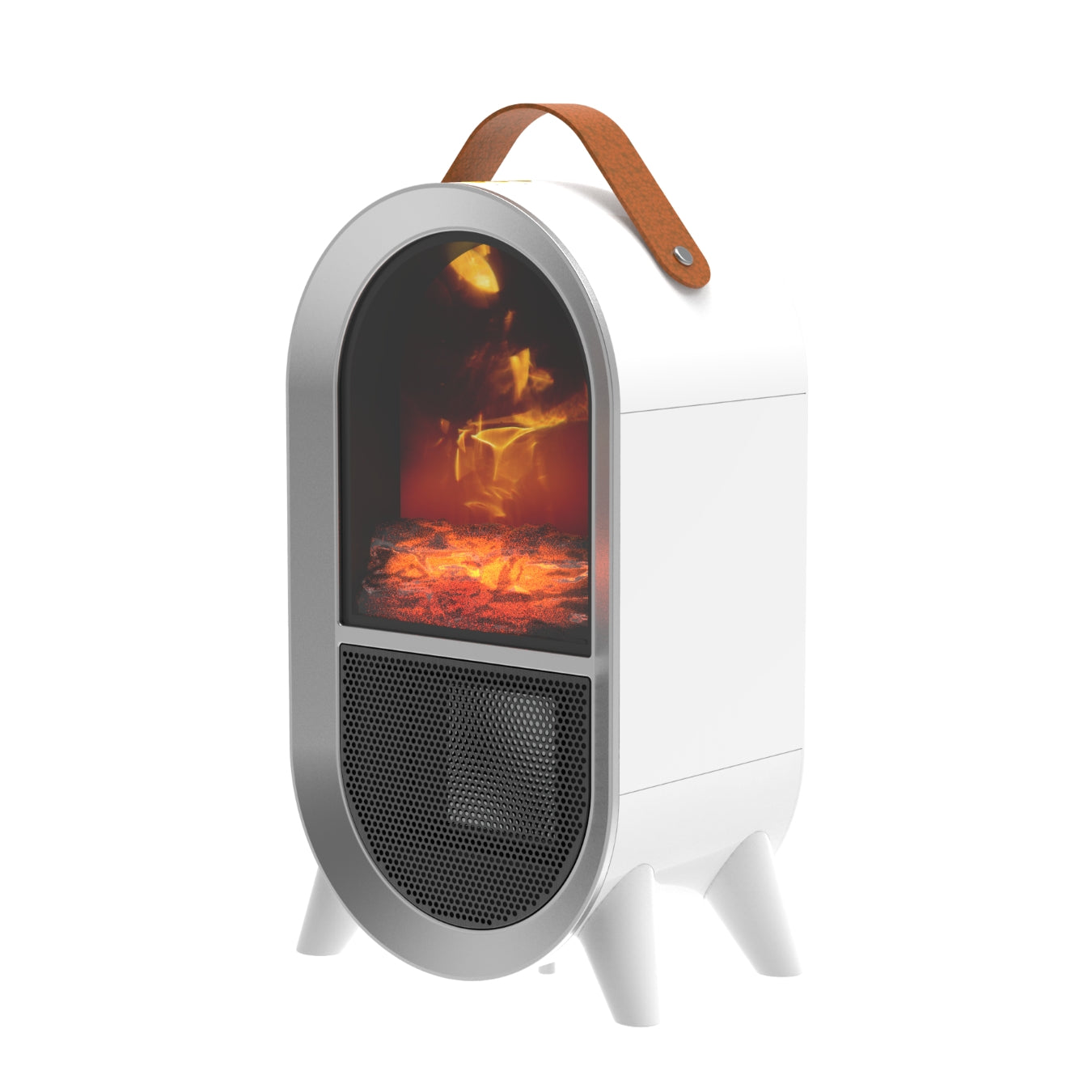 Glow Heat Electric Heater | White