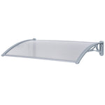 140cm Front Door Awning, Aluminium Rain Cover