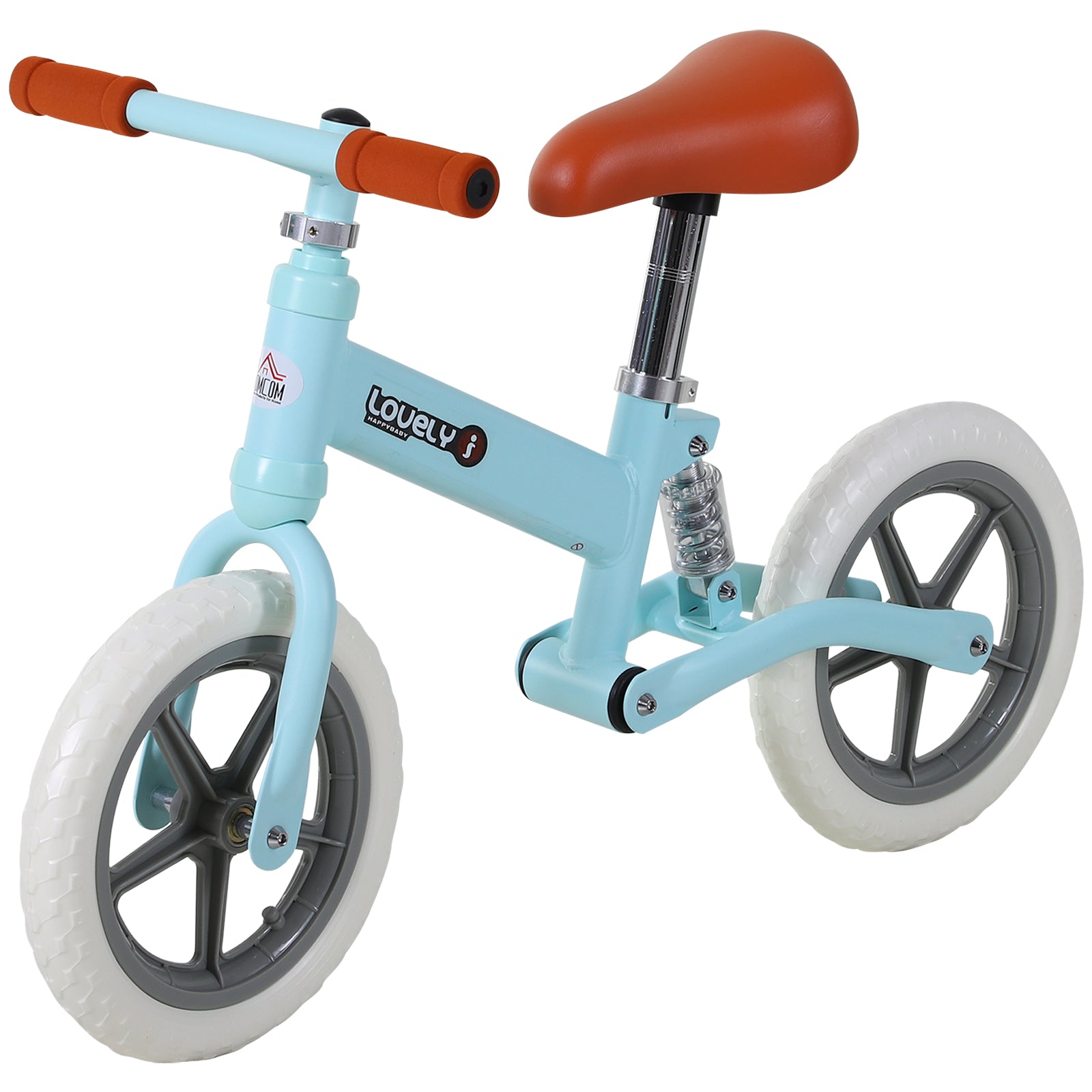 12" Kids Balance Bike W/eva Tire, Adjustable Seat | Blue