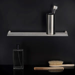 Bathroom Shelf, Organizer, 40cm, Matt Steel, Logic Collection