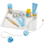 Kids Wooden Doctor Medical Station Role Play Set Hospital Pretend Play Toy 3+