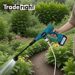 Cordless Pressure Washer 50bar/725psi Dual 4000mah  6-in-1 Nozzle Lcd | Blue