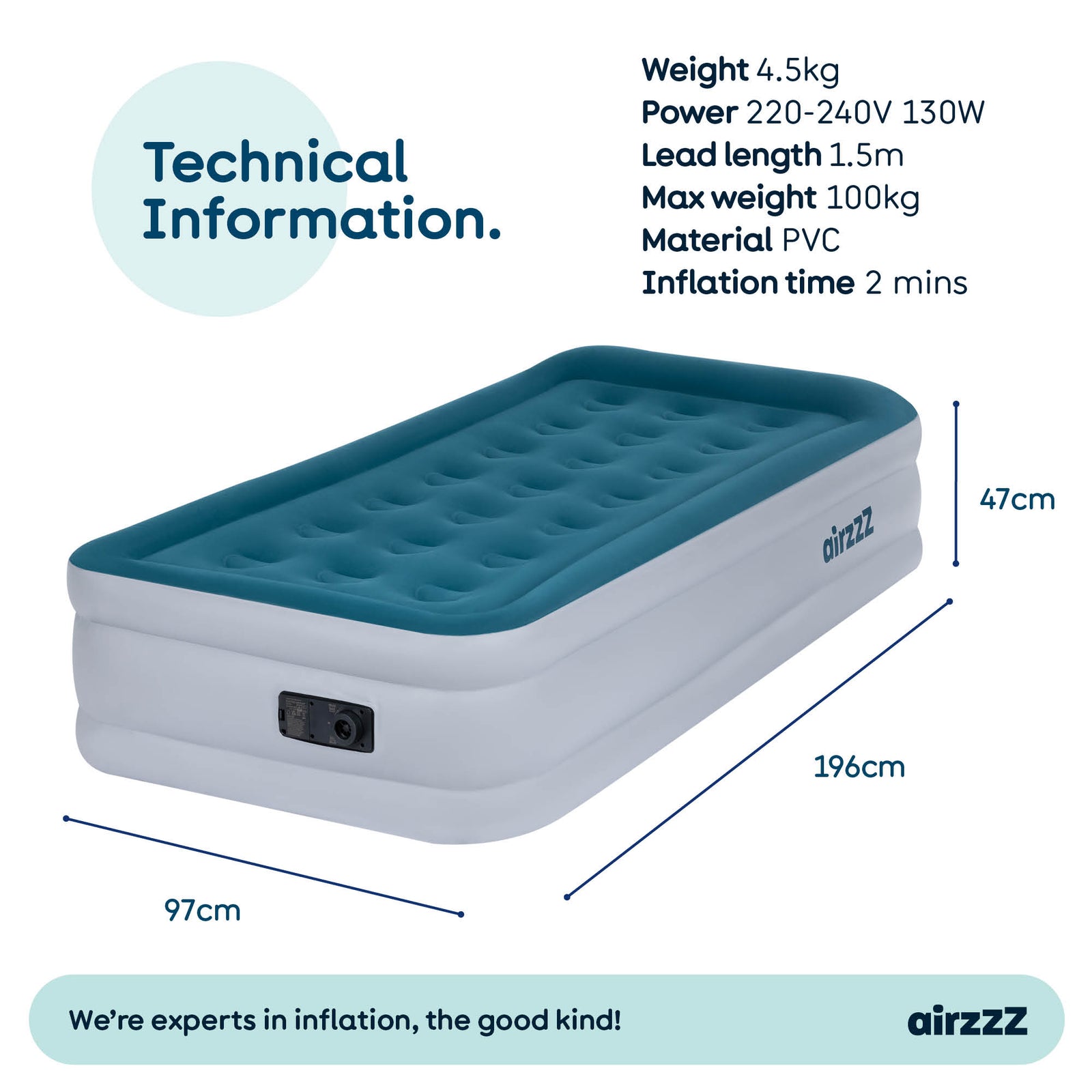 Slumberplus Single Air Bed