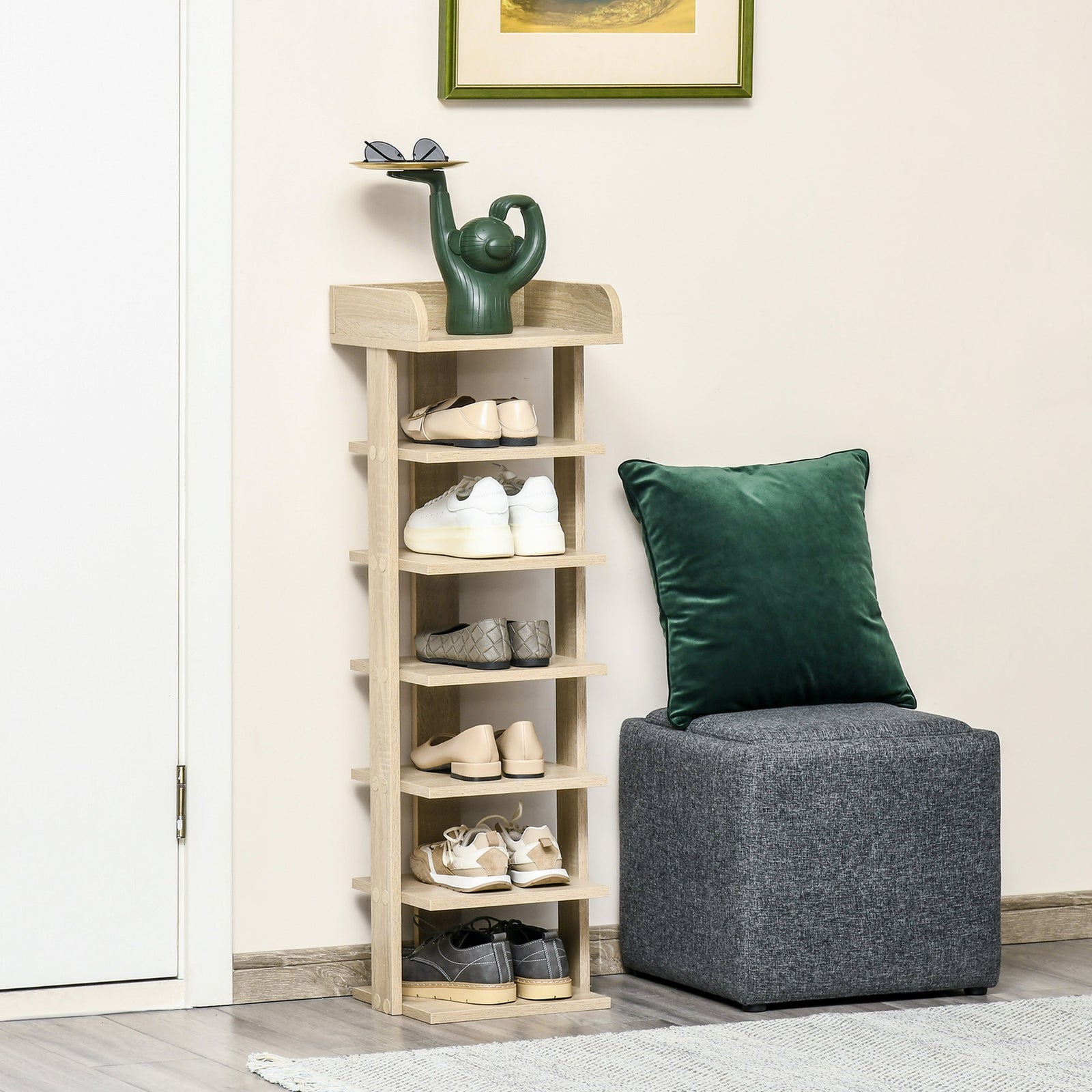 7 Tier Shoe Rack Organizer Storage Shelf Display Cabinet