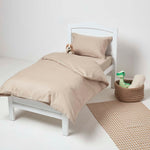 Linen Cot Bed Fitted Sheets 70 X 140 Cm, Pack Of 2 | Cot Bed | Natural