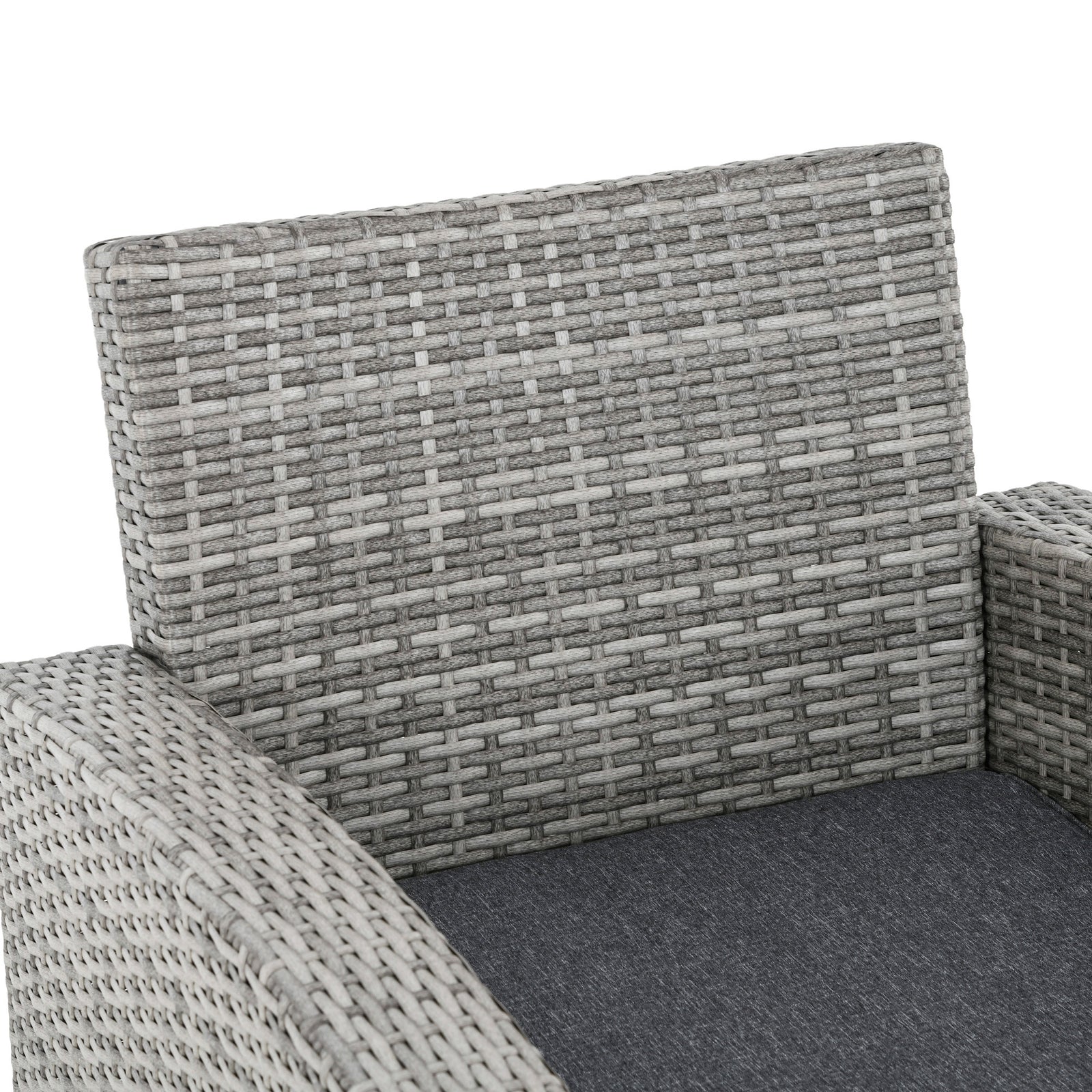 5 Pieces Outdoor Patio Furniture Set Wicker Conversation Set