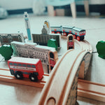 Wooden City Of London Train Set - Over 50 Pieces